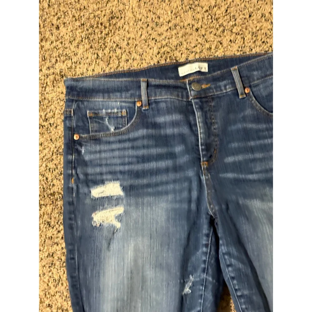 Loft Jeans with Fray styled bottoms - Picture 3 of 7
